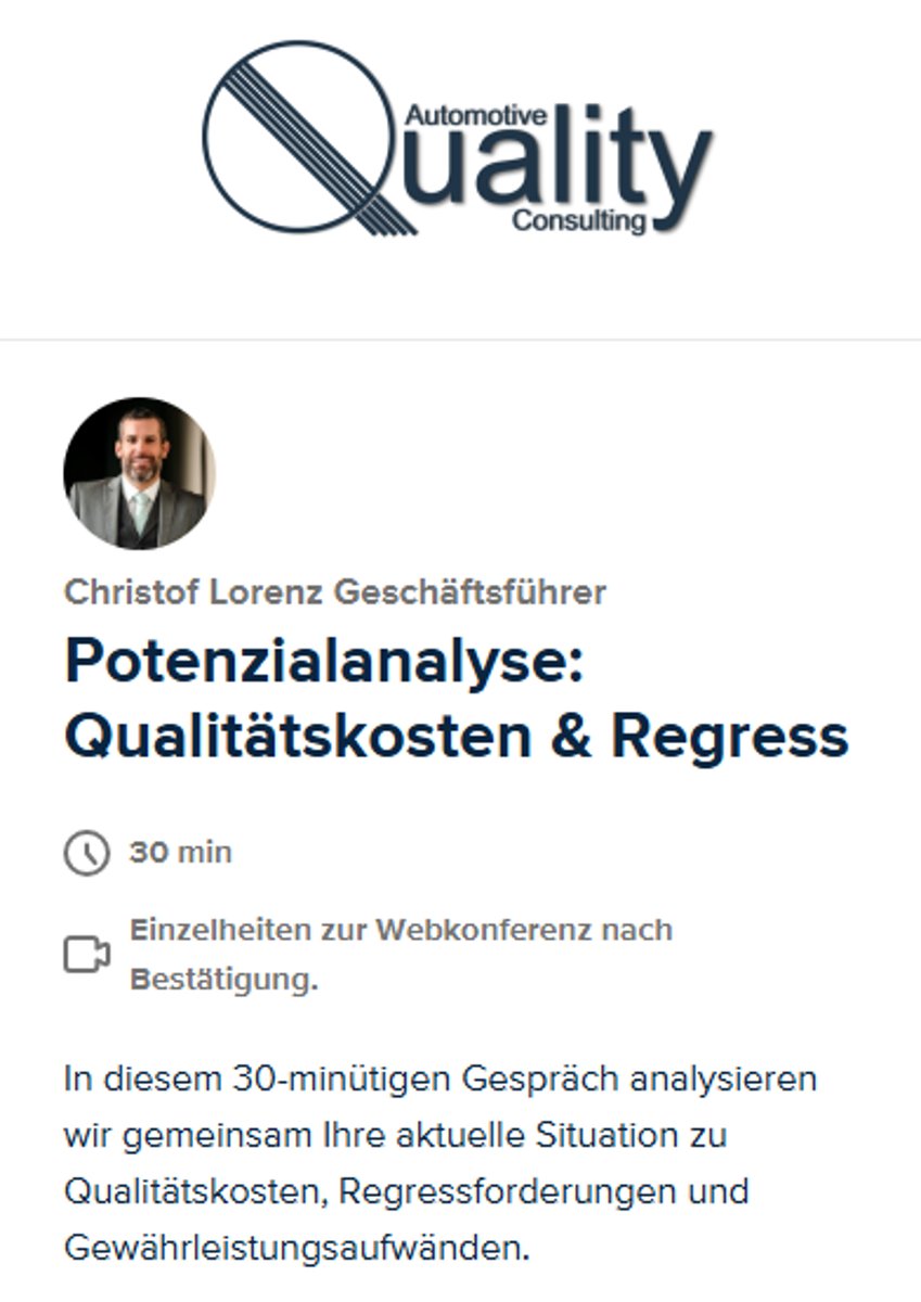 30-minütige Potenzialanalyse